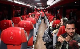 Nevşehir’de Otobüs Şoförüne Teşekkür