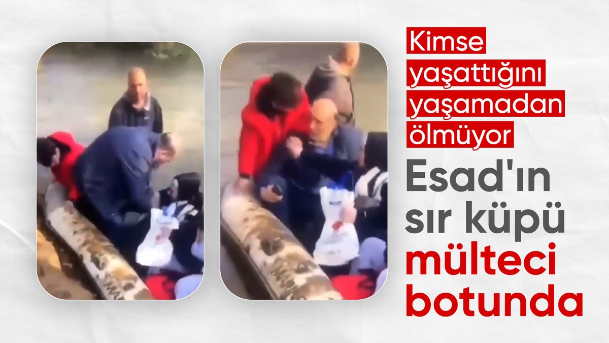 Esad’ın istihbaratçısı botla Lübnan’a kaçarken görüntülendi