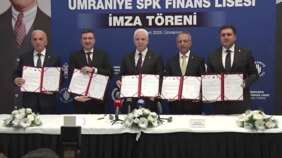 Türkiye’nin ilk Finans Lisesi Ümraniye’de açılacak